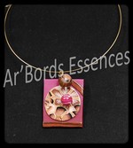 Collier Floressence fushia